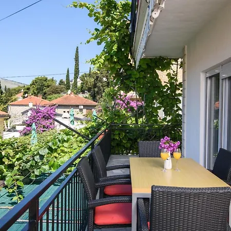 Mastelic With Pool Next To The Trogir